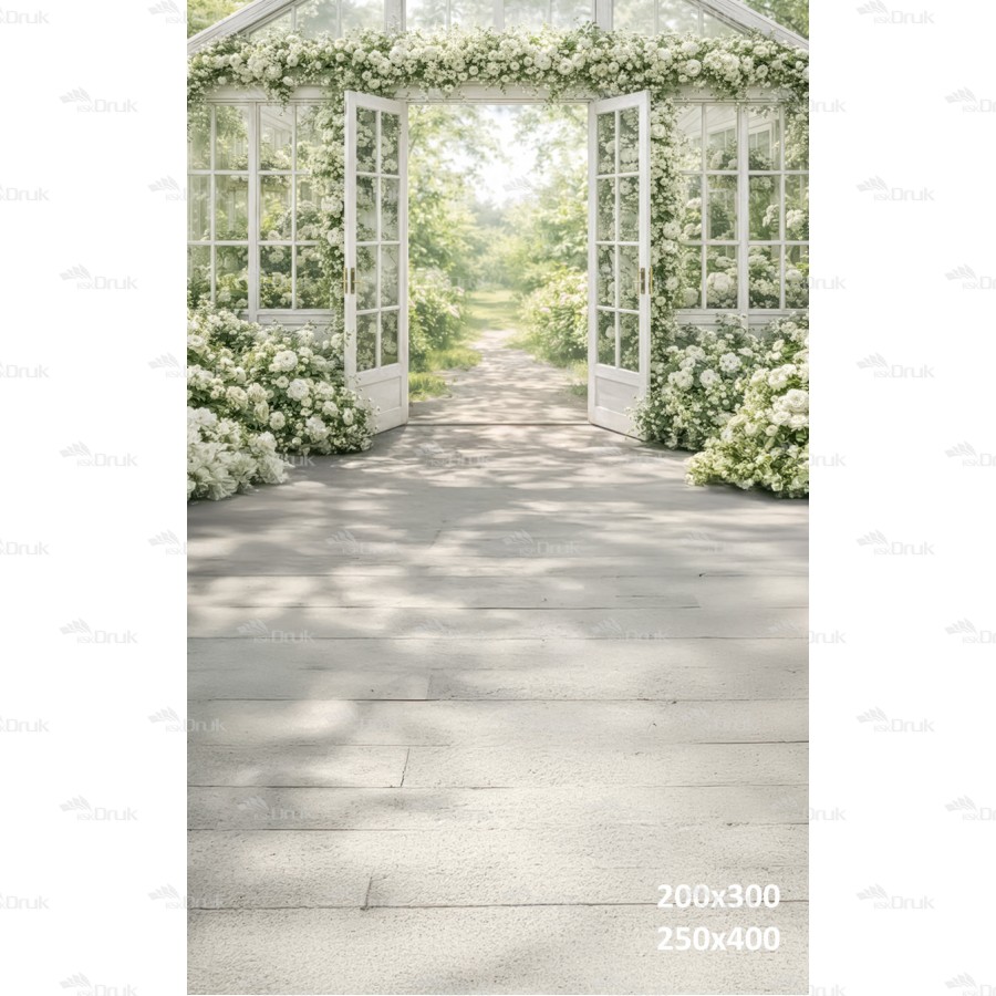 Tło fotograficzne „Kwiatowa Oranżeria – Komunijny Ogród” | 3904